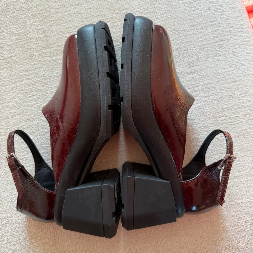 Miista E8 Coral Mary Janes in Burgundy / New Brown - Picture 7 of 10